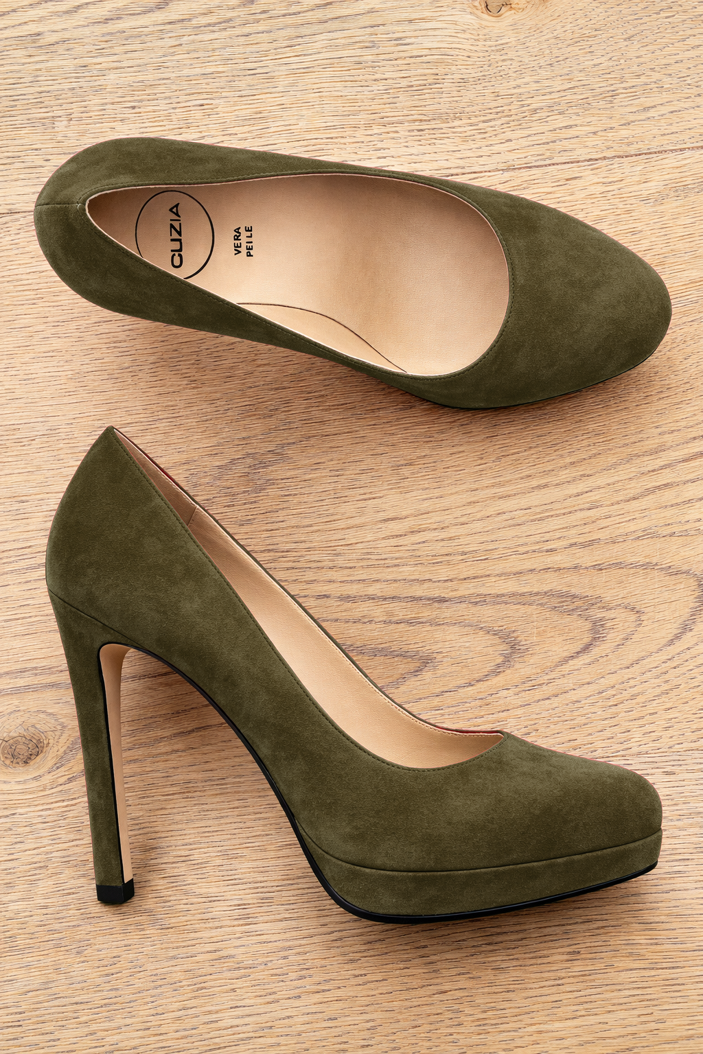 ANNA SUEDE KAKI
