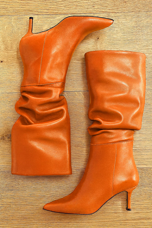 NENA CUIR ORANGE