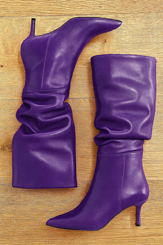 NENA CUIR VIOLET