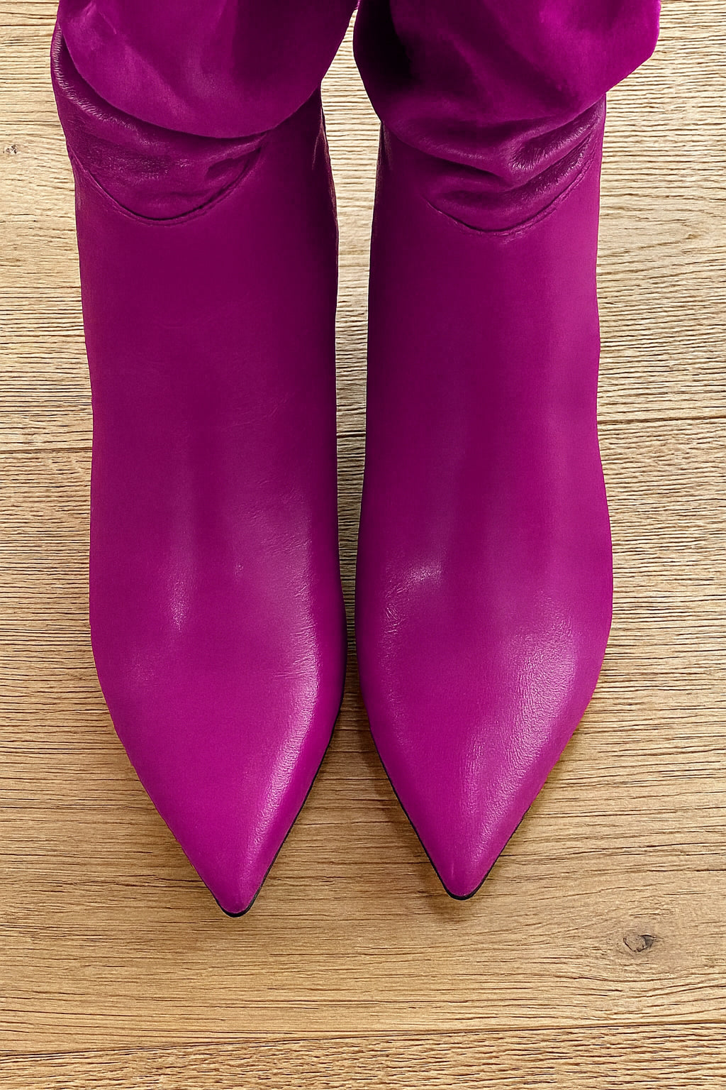NENA CUIR FUCHSIA