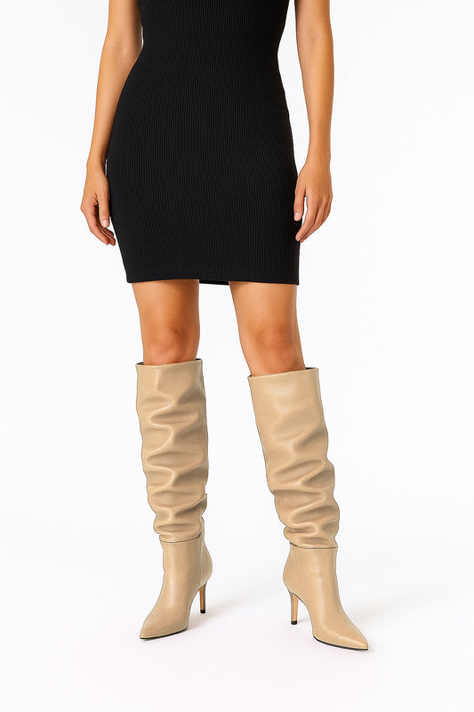 NENA CUIR BEIGE