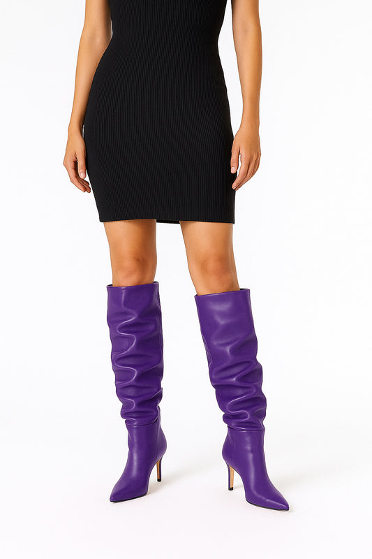 NENA CUIR VIOLET