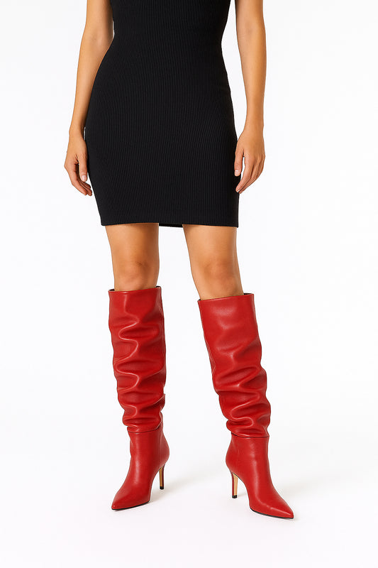 NENA CUIR ROUGE