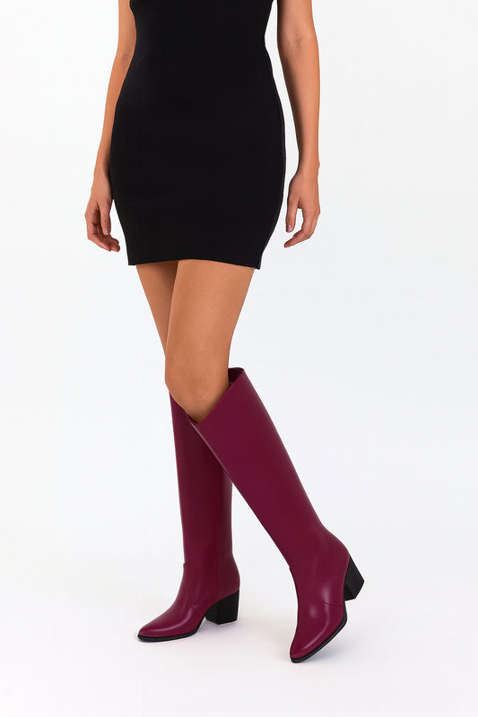 ARIEL CUIR BORDEAUX