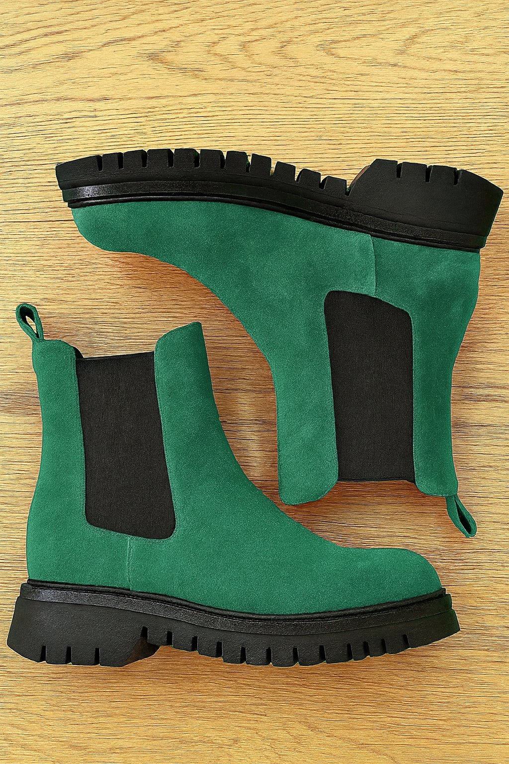 KAREN GREEN SUEDE