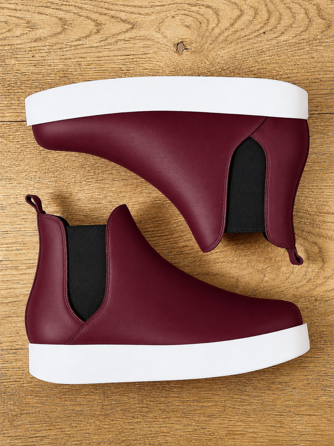 TOMMY CUIR BORDEAUX