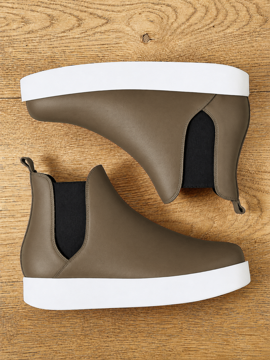 TOMMY CUIR TAUPE