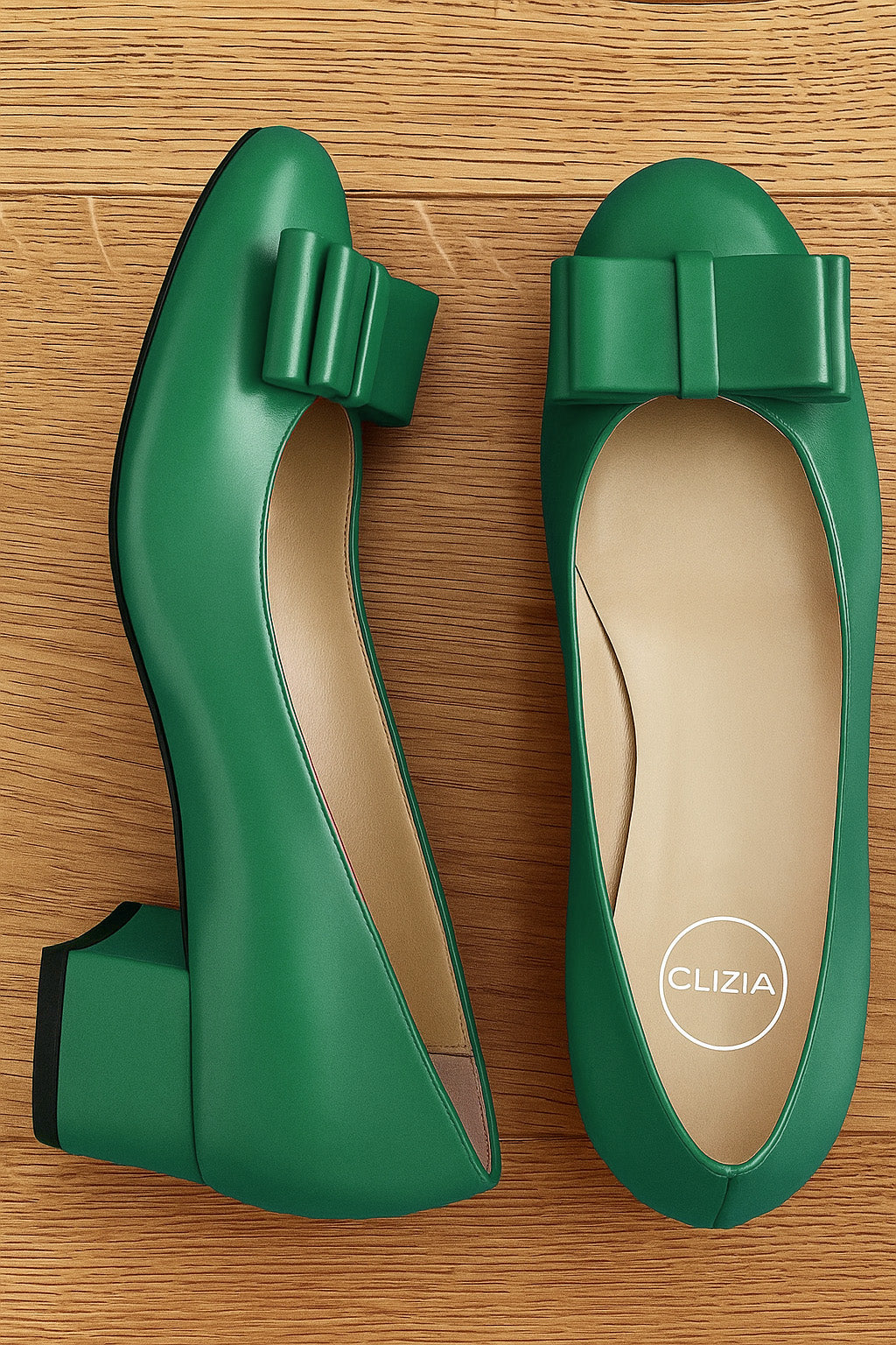 DESY CUIR VERT
