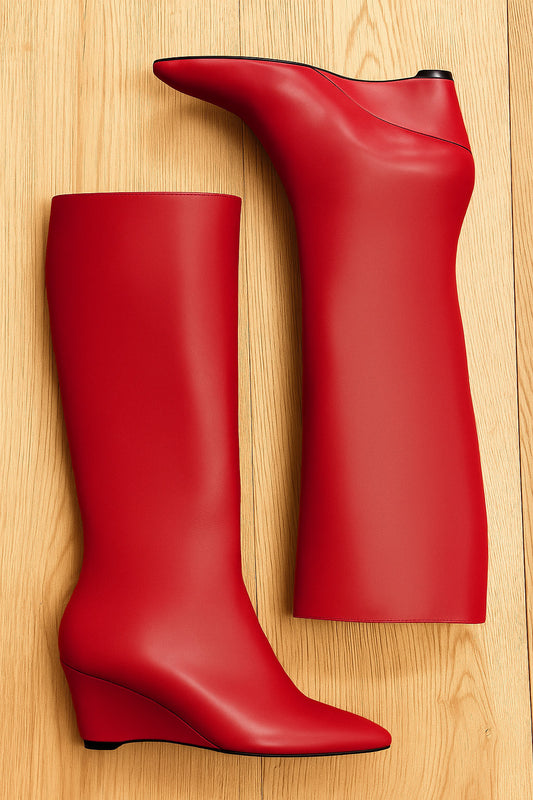 SYDNEY CUIR ROUGE