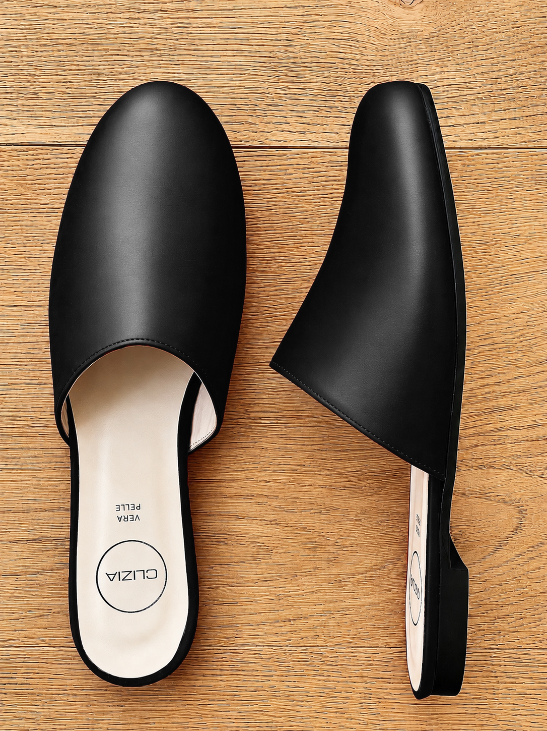 DARCY LEATHER BLACK