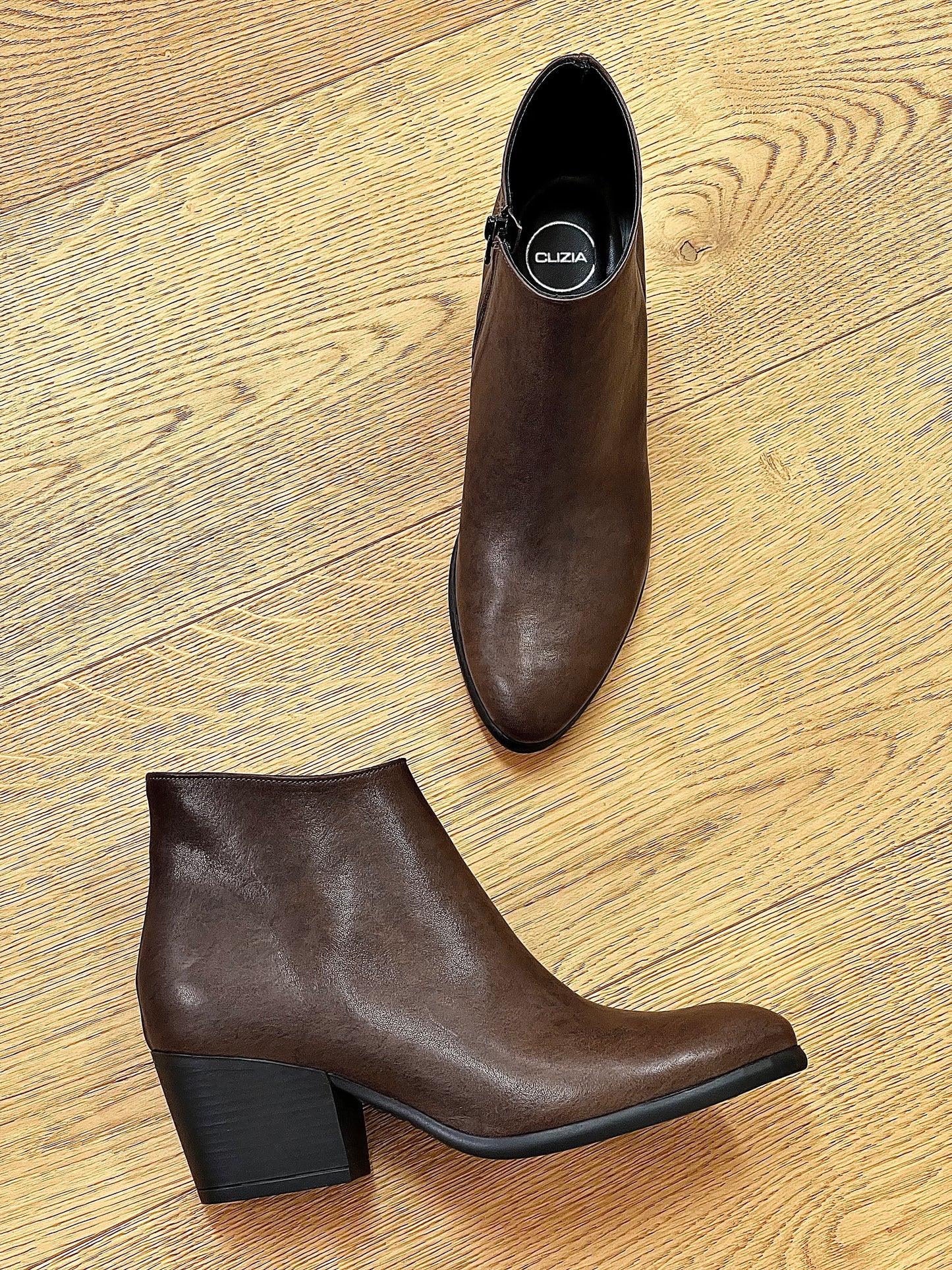 ELISABET CUIR MARRON