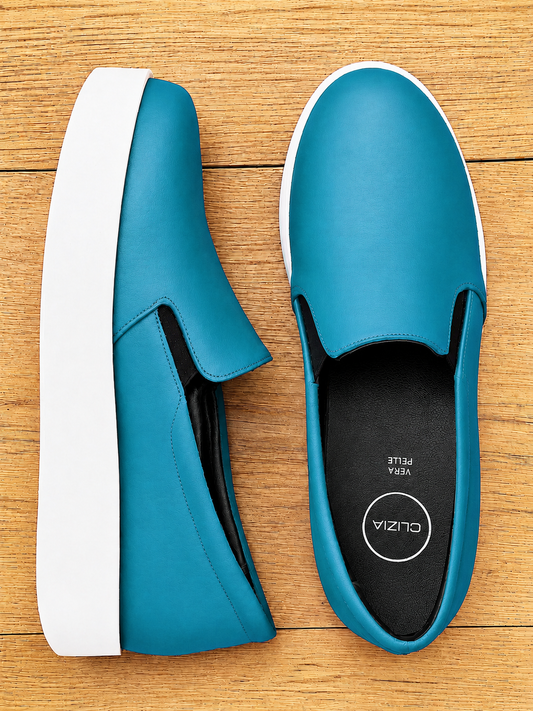 KIRI CUIR BLEU