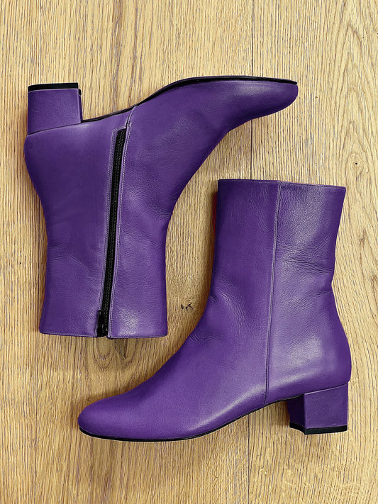 MAXIME CUIR VIOLET