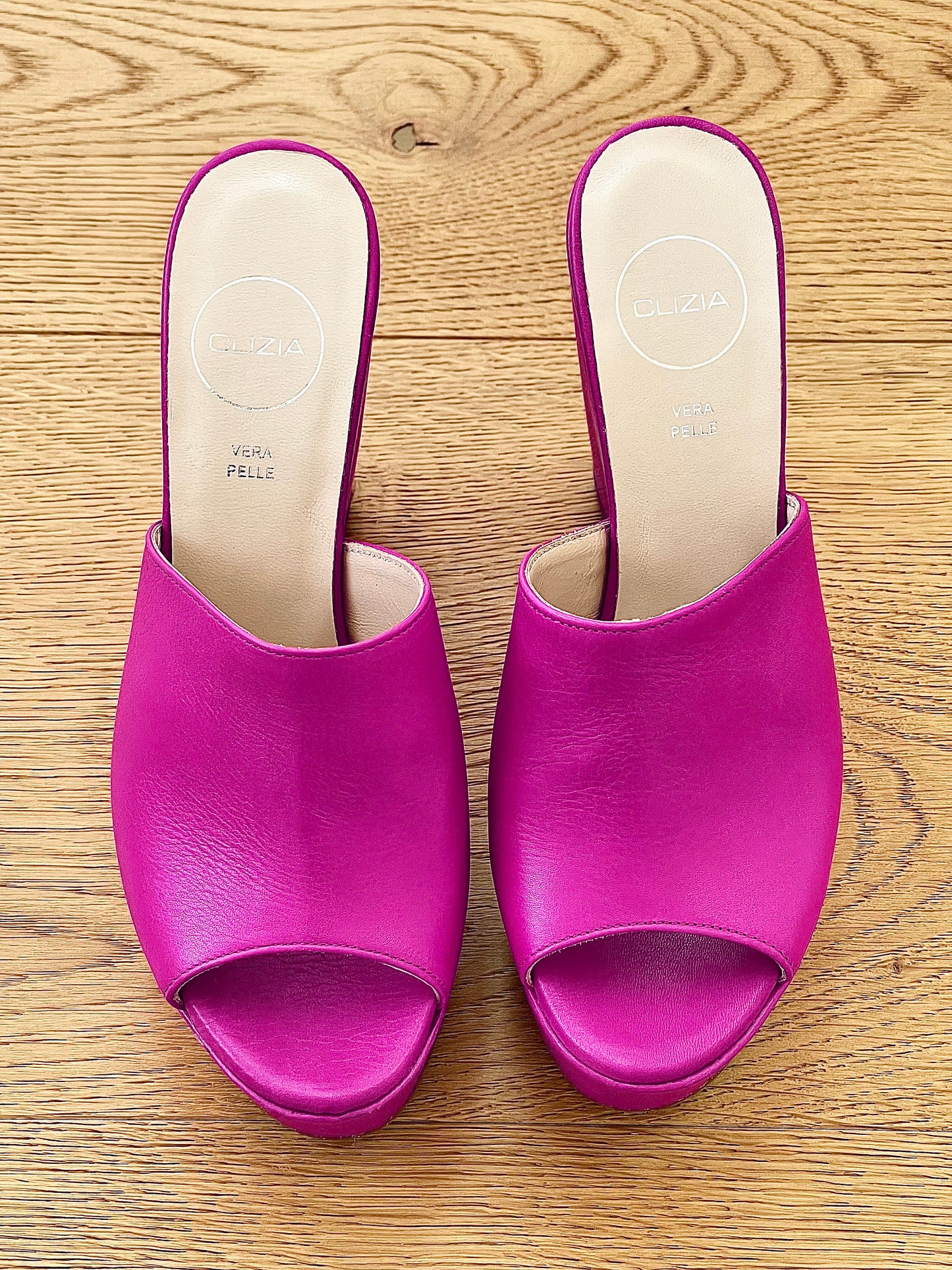 EMMA CUIR FUCHSIA