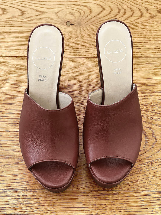 EMMA CUIR MARRON