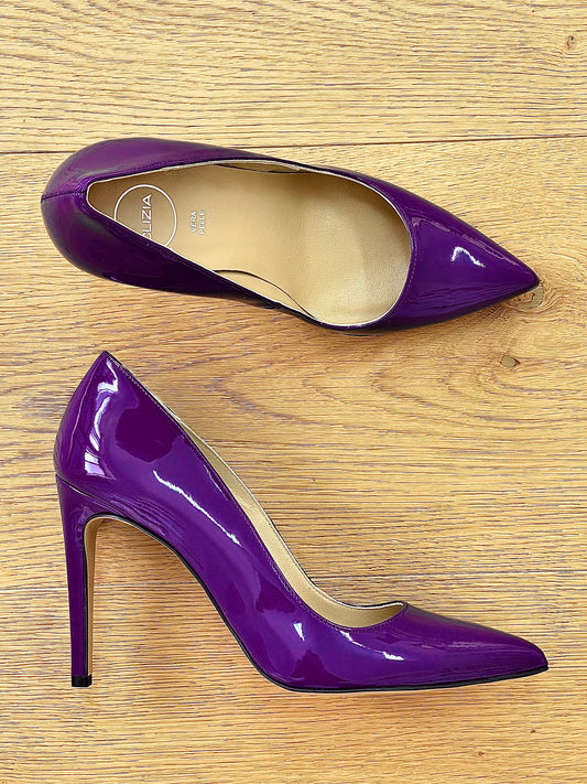 NOE EN CUIR VERNI VIOLET