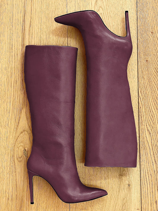 JUANA CUIR BORDEAUX