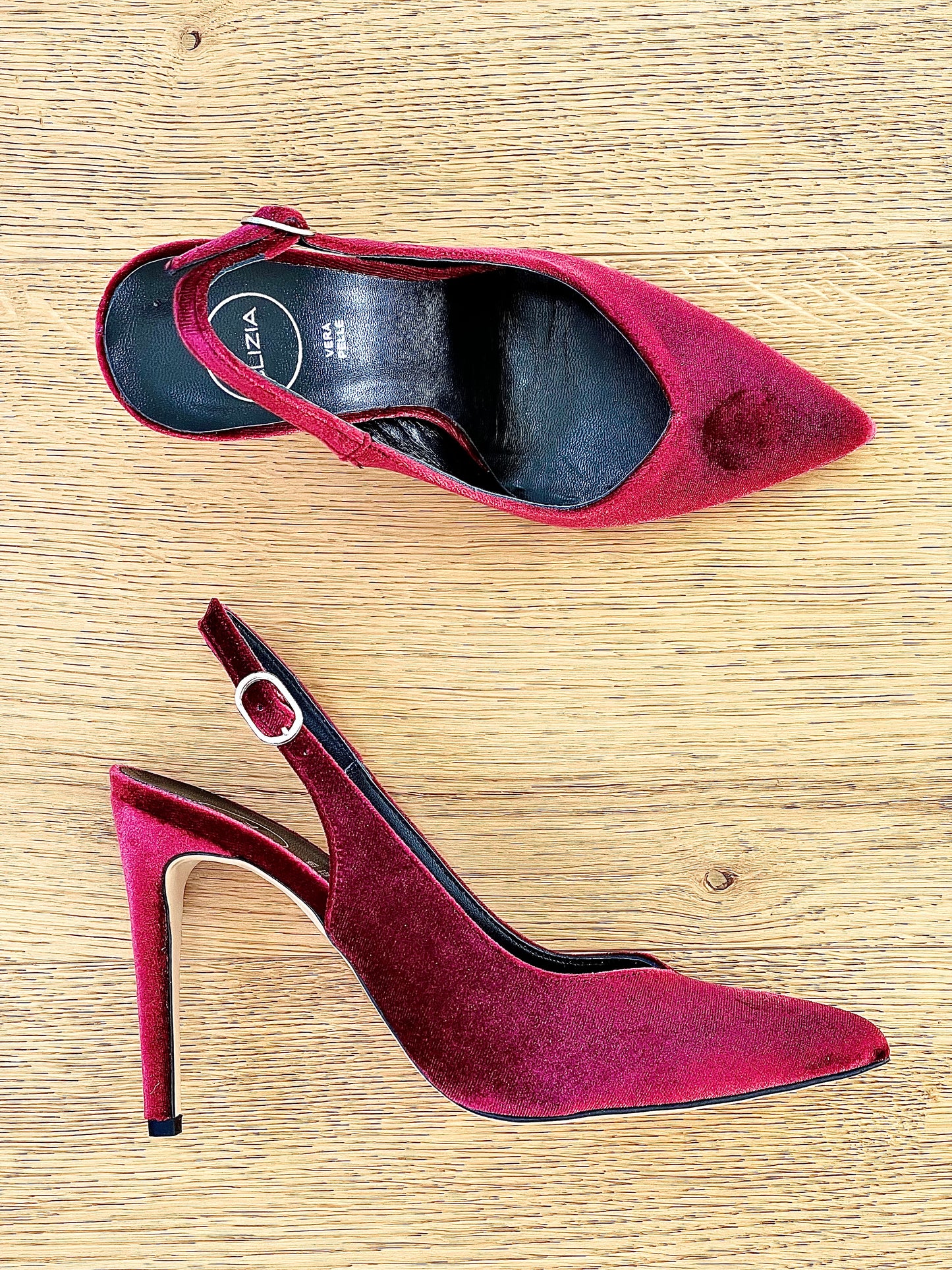 ALEXA VELOURS BORDEAUX