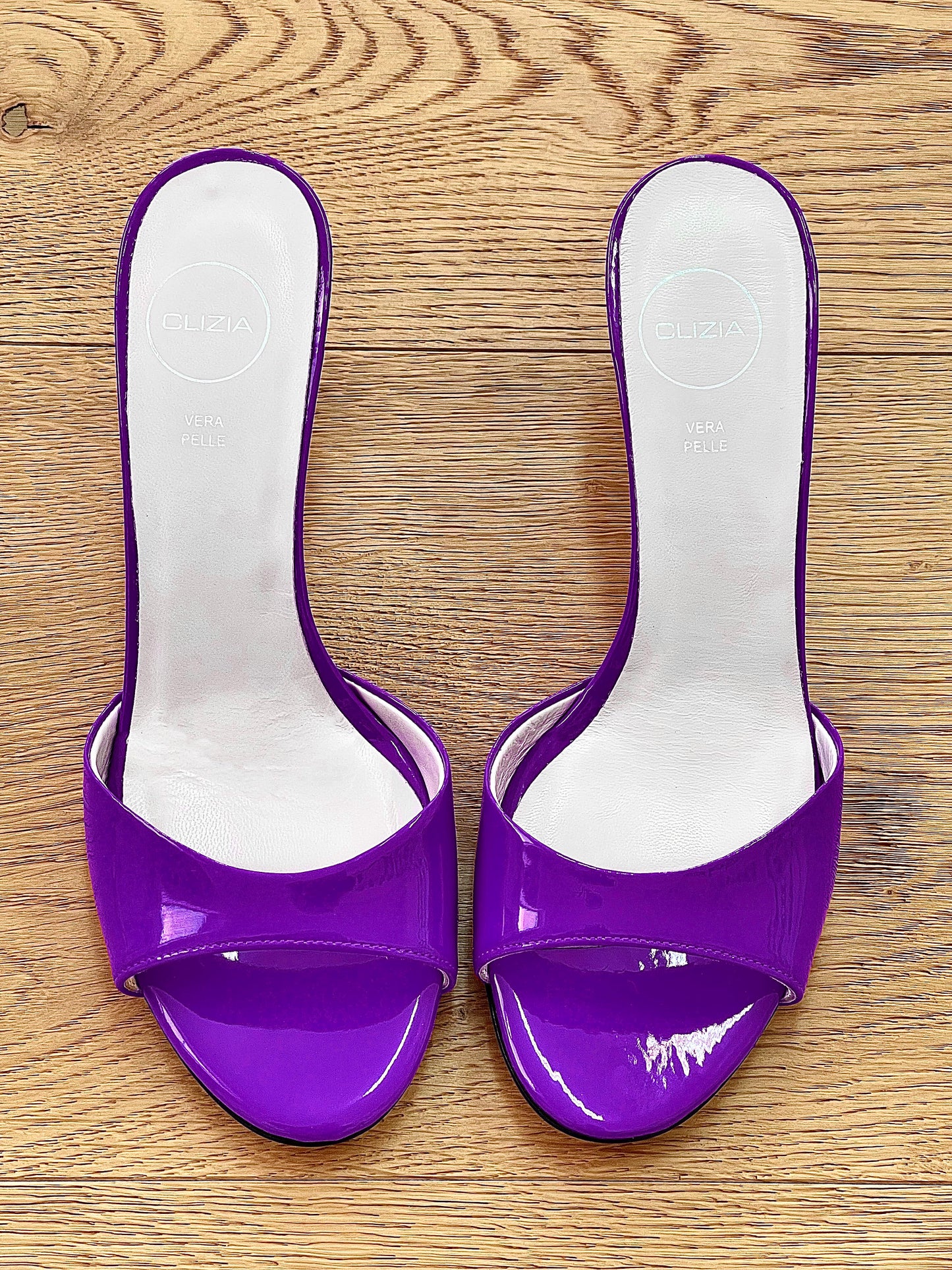CUIR VERNI VIOLET MORENA