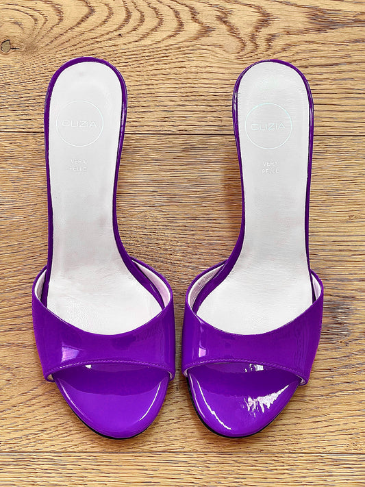 CUIR VERNI VIOLET MORENA