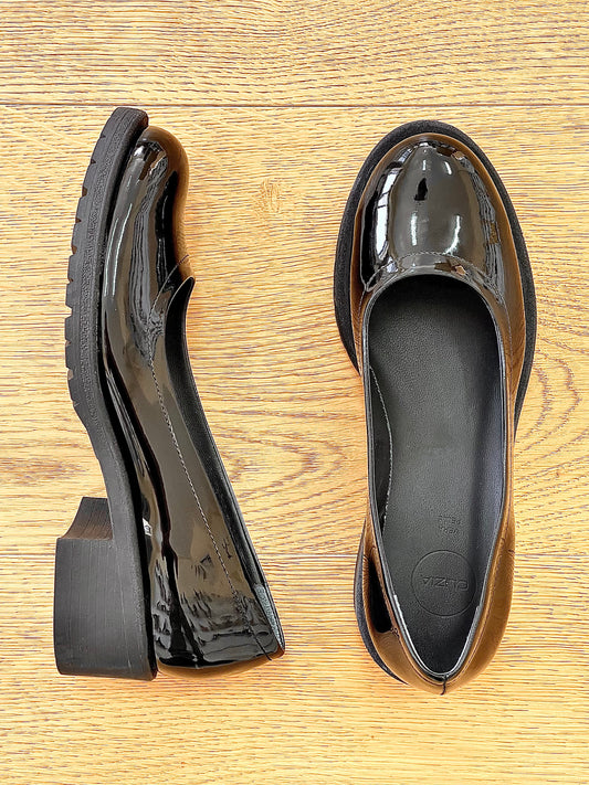 TAIKO CUIR VERNI NOIR