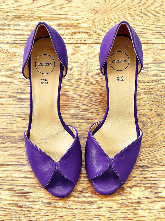WANDA CUIR VIOLET