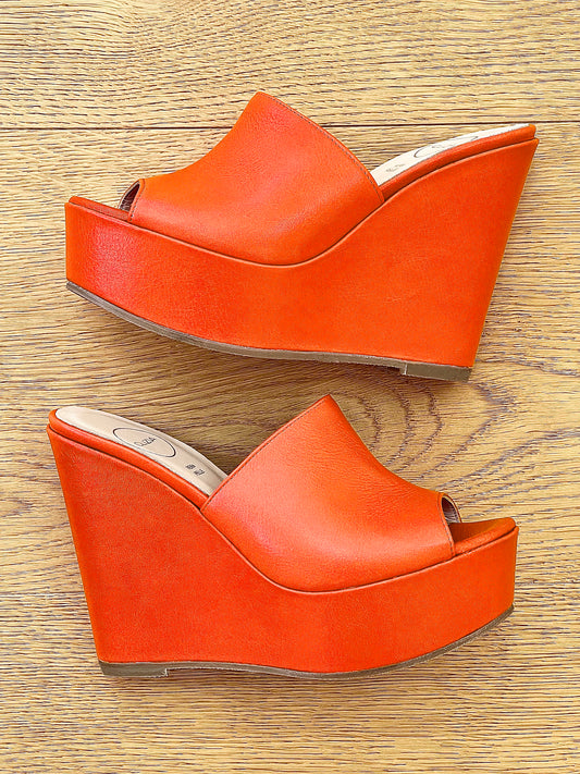EMMA CUIR ORANGE