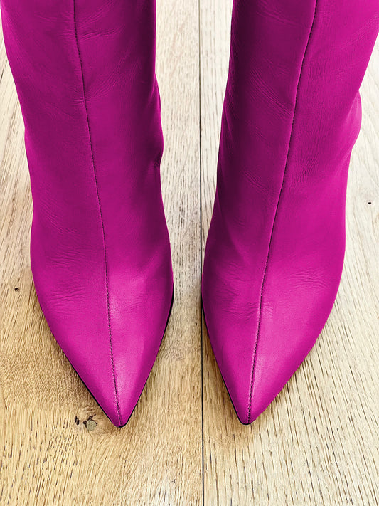JUANA CUIR FUCHSIA