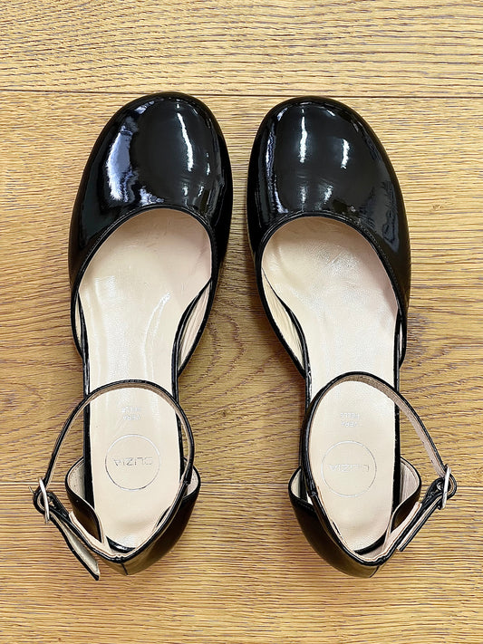 ARIZONA CUIR VERNI NOIR