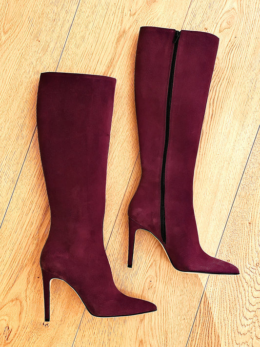 KELLY EN DAIM BORDEAUX
