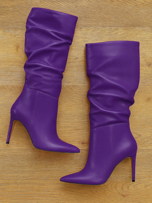 ARZU CUIR VIOLET