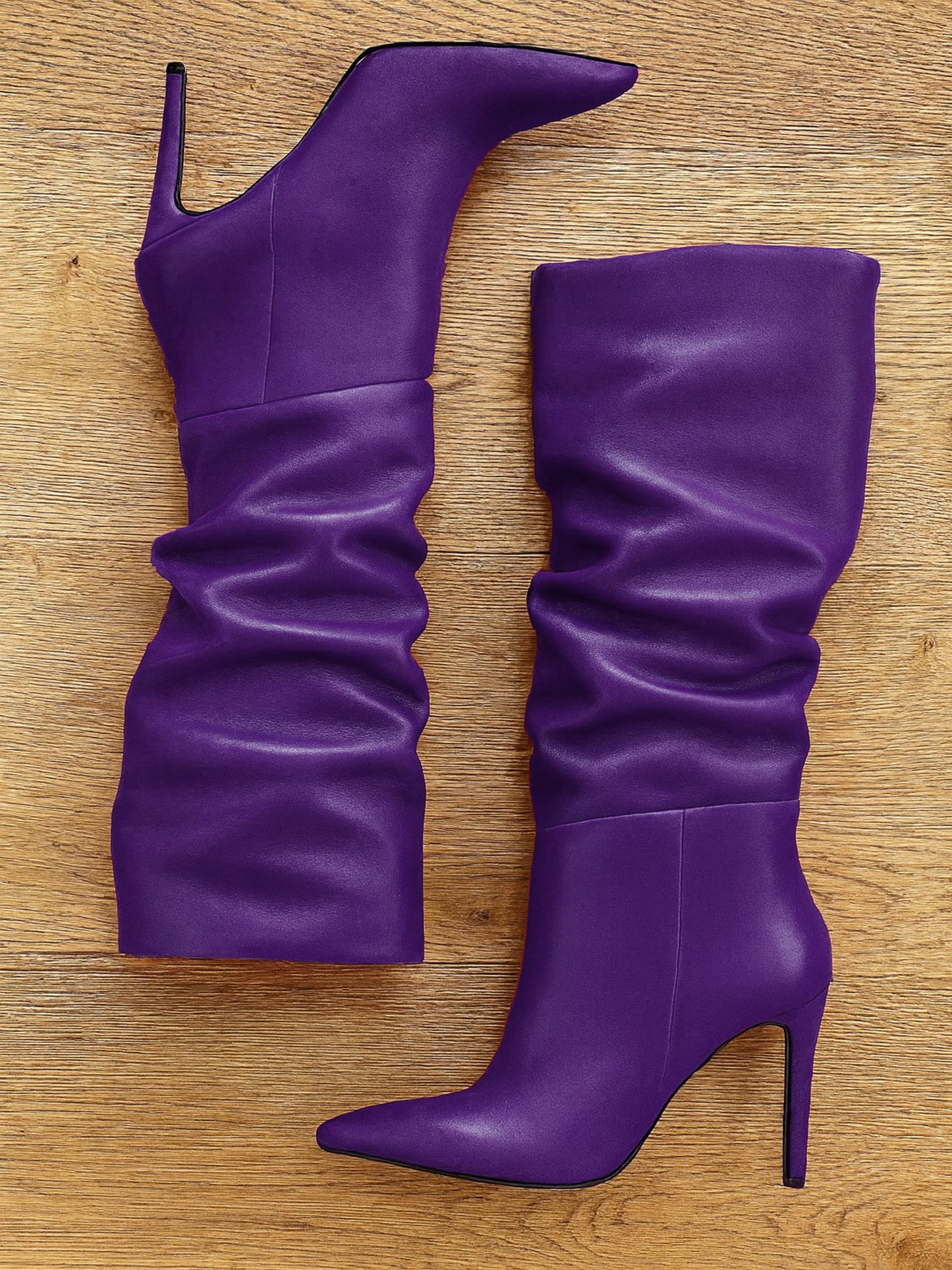 ARZU CUIR VIOLET