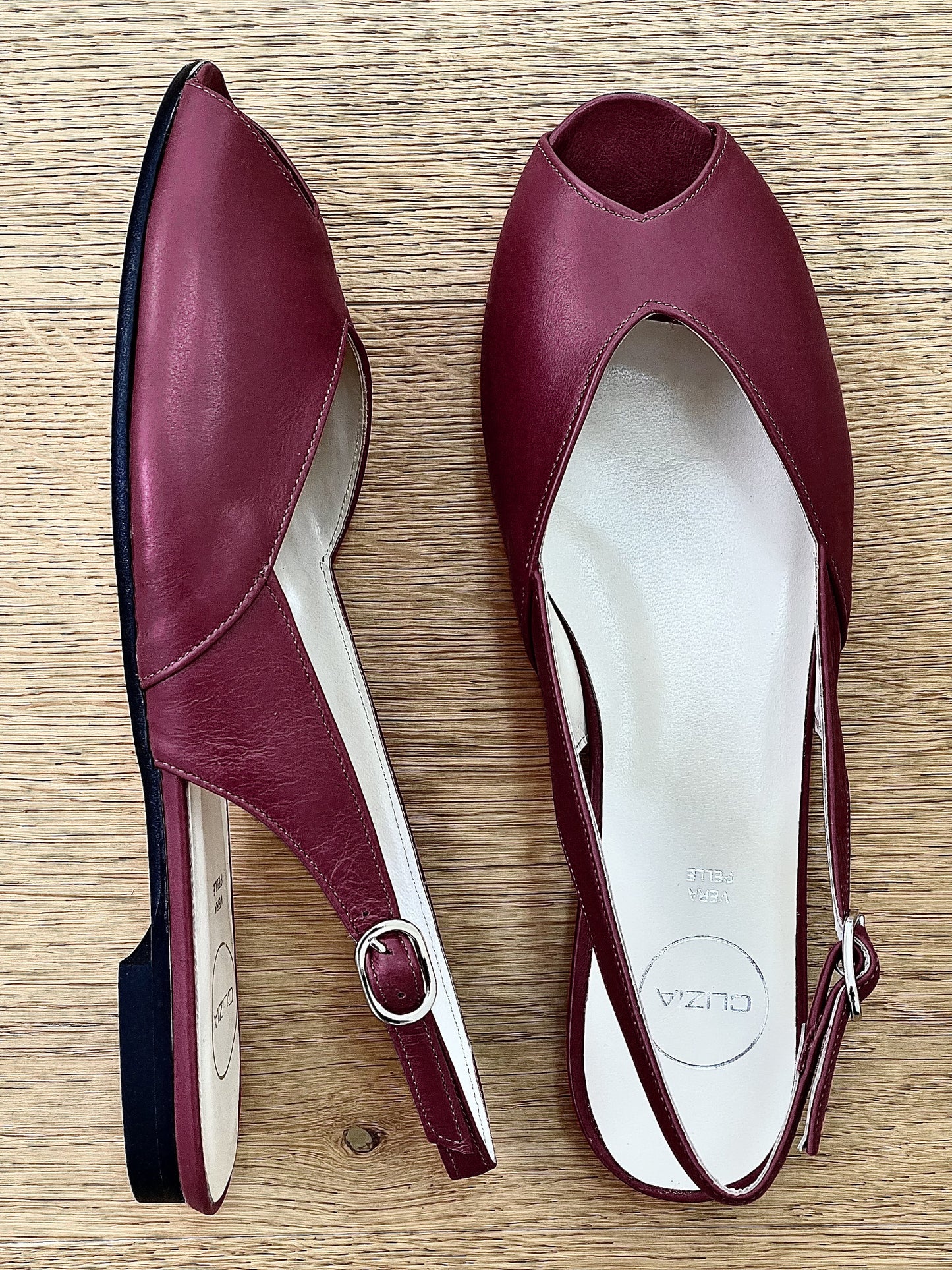 CECIL CUIR BORDEAUX