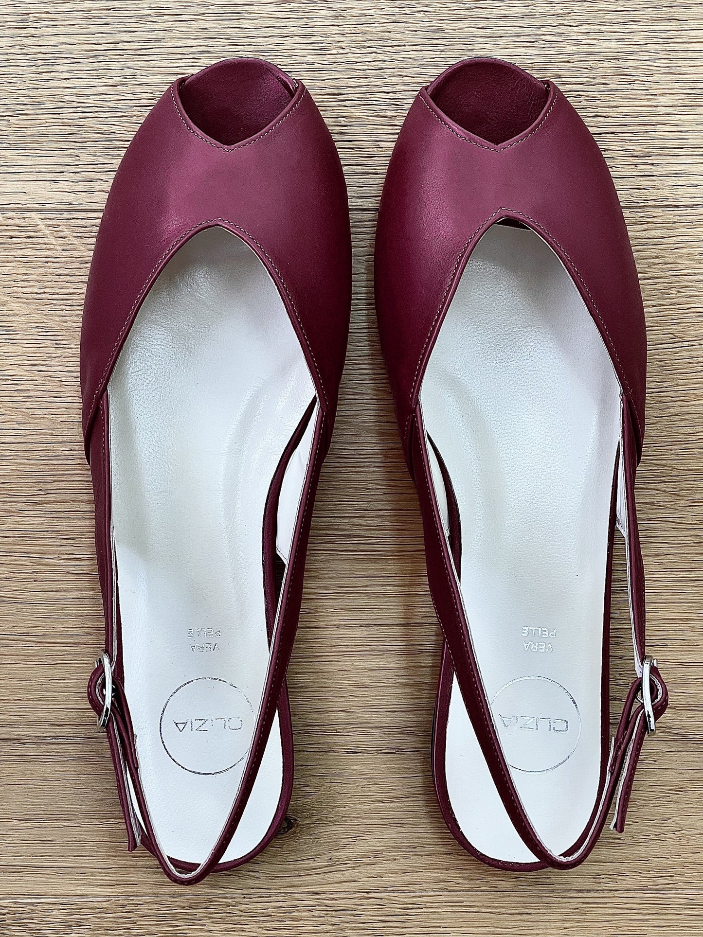 CECIL CUIR BORDEAUX