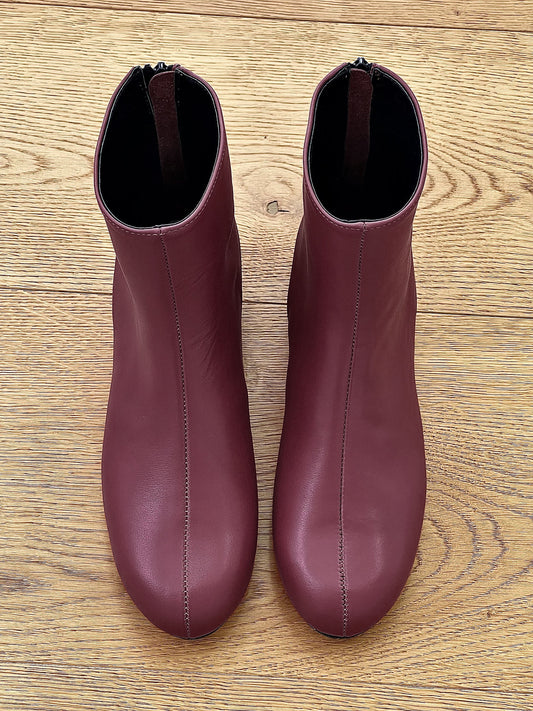SURIA CUIR BORDEAUX
