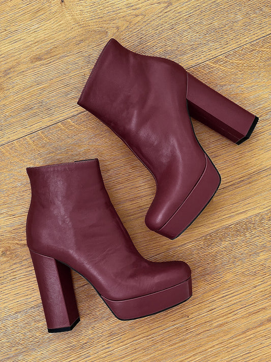 DETROIT CUIR BORDEAUX