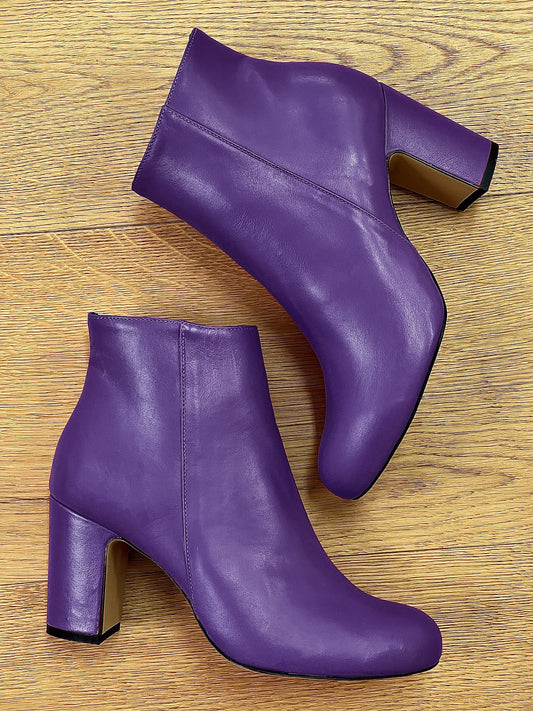 ROME CUIR VIOLET