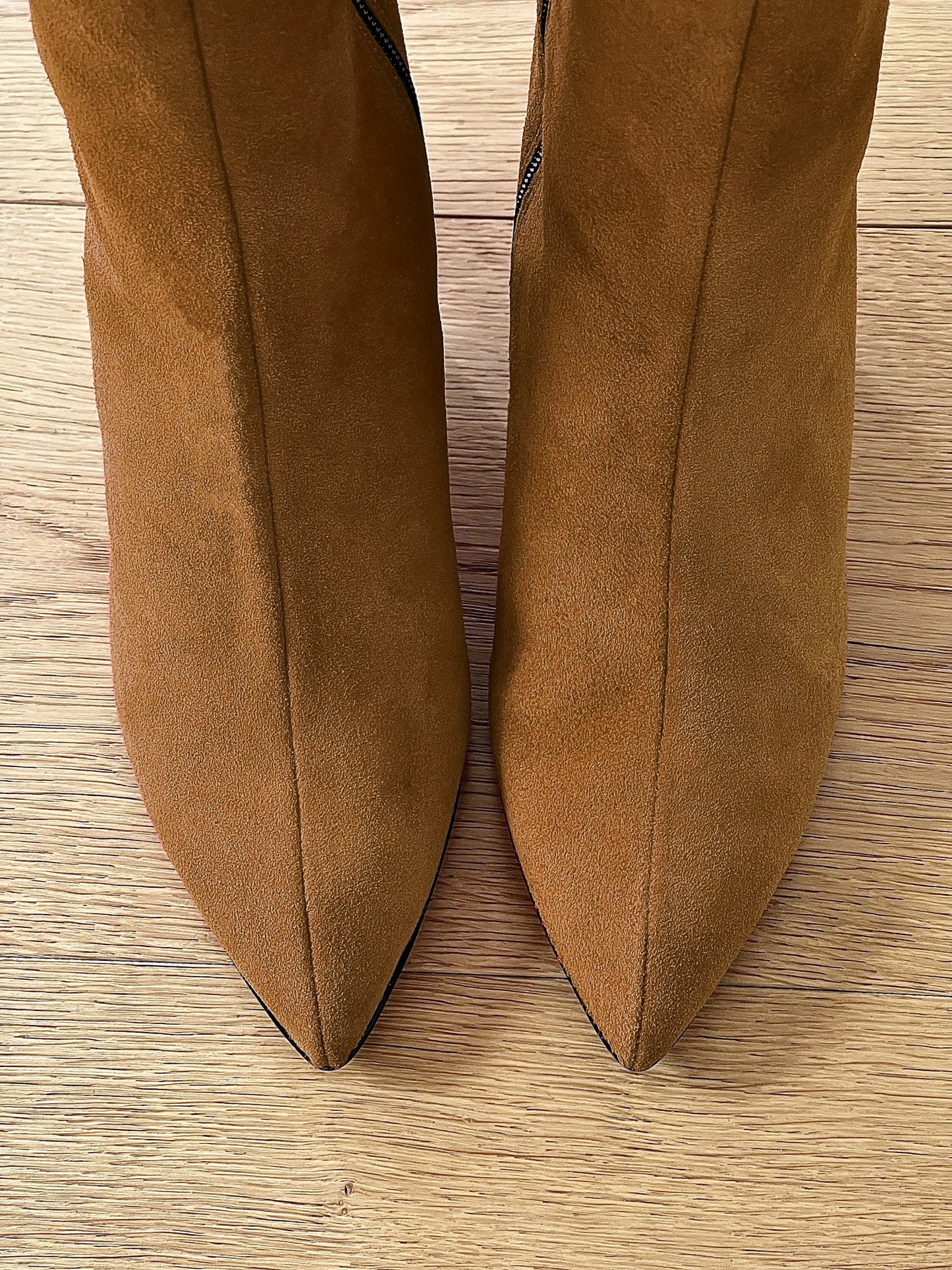 MARQUE EN DAIM COGNAC