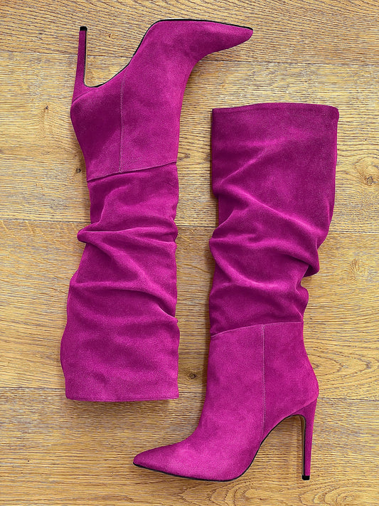 ARZU SUEDE FUCHSIA