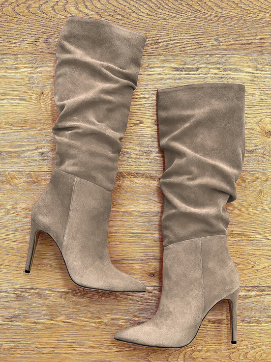 ARZU DOVE GREY SUEDE