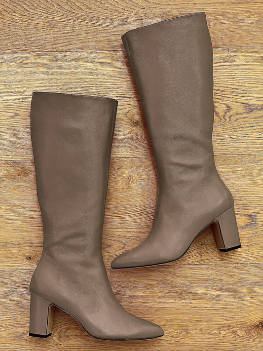 MARK CUIR TAUPE