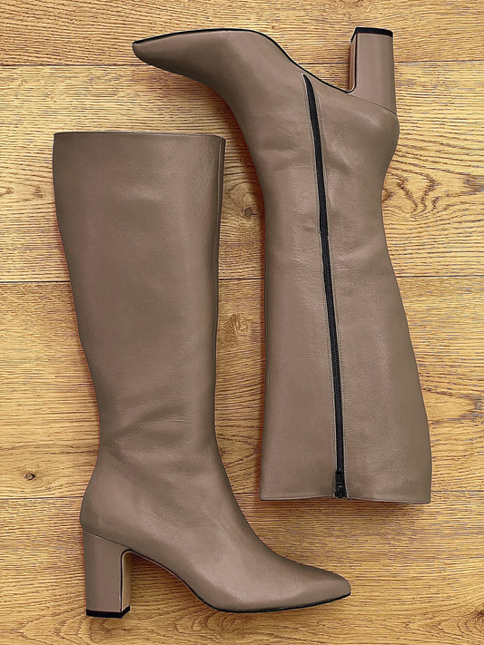 MARK CUIR TAUPE