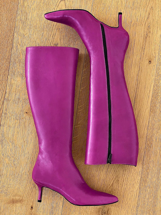 CUIR FUCHSIA BONBON