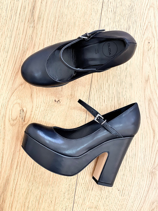 FINLEY LEATHER BLACK