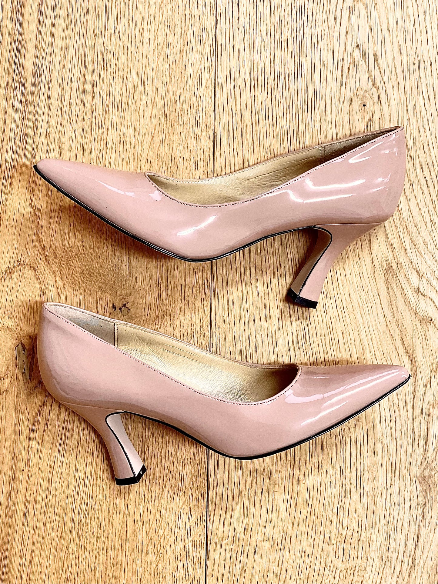 JOAN NUDE PATENT LEATHER