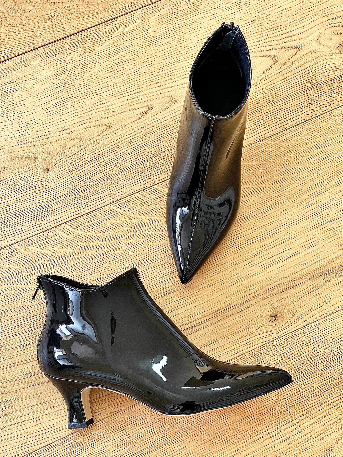 RIDGE CUIR VERNI NOIR