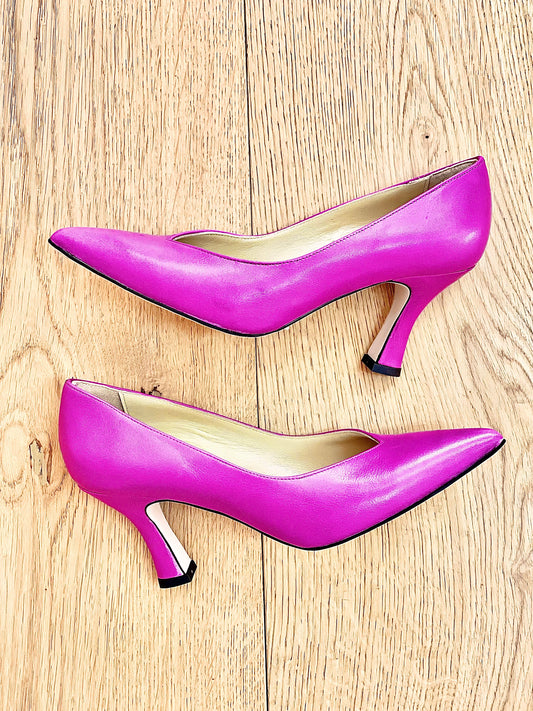 AMALIA CUIR FUCHSIA
