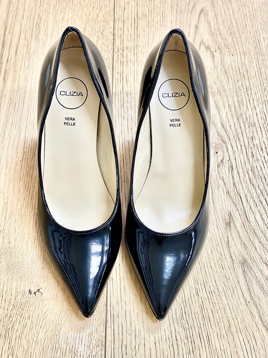 JOAN CUIR VERNI NOIR