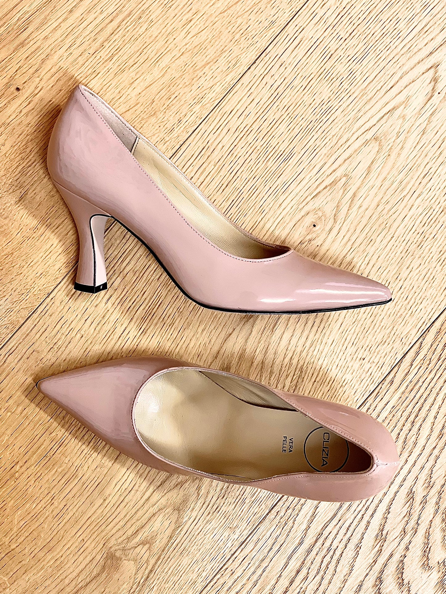 JOAN NUDE PATENT LEATHER