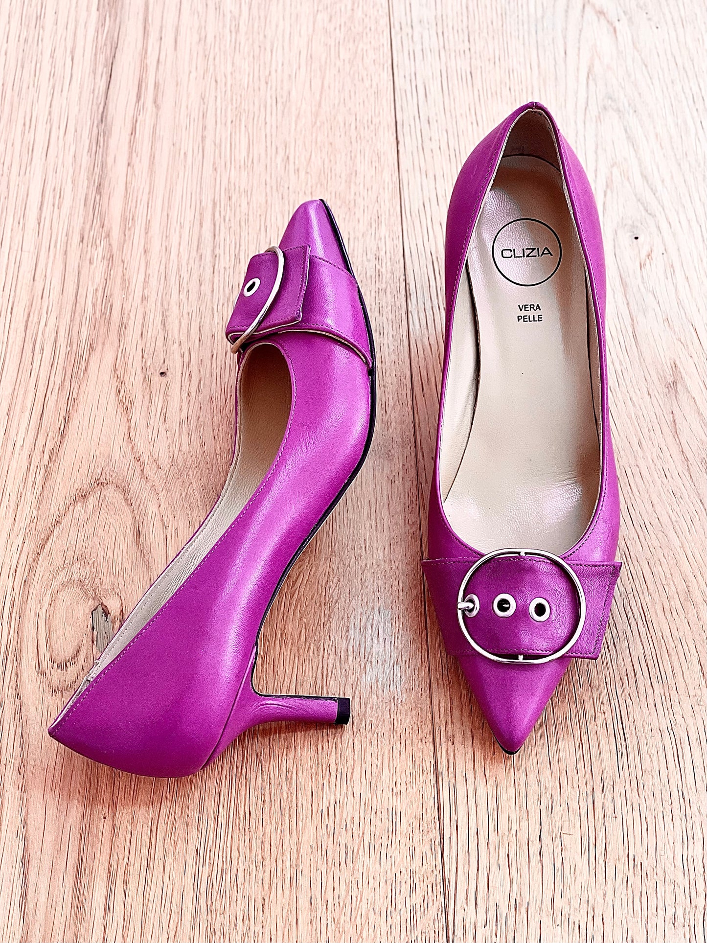 BONNIE CUIR FUCHSIA